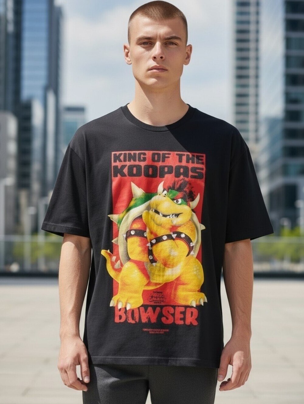 Super mario galaxy movie Men's Size Large King Of The Koopas shirt Nintendo
